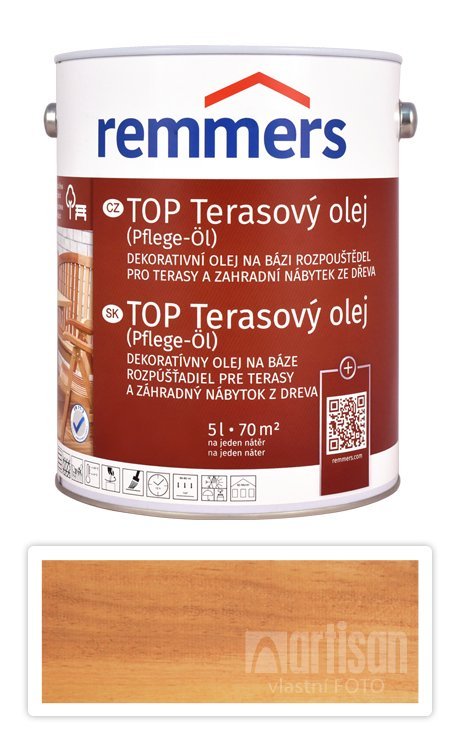Terasový olej s UV pigmentem (odstín modřín)
